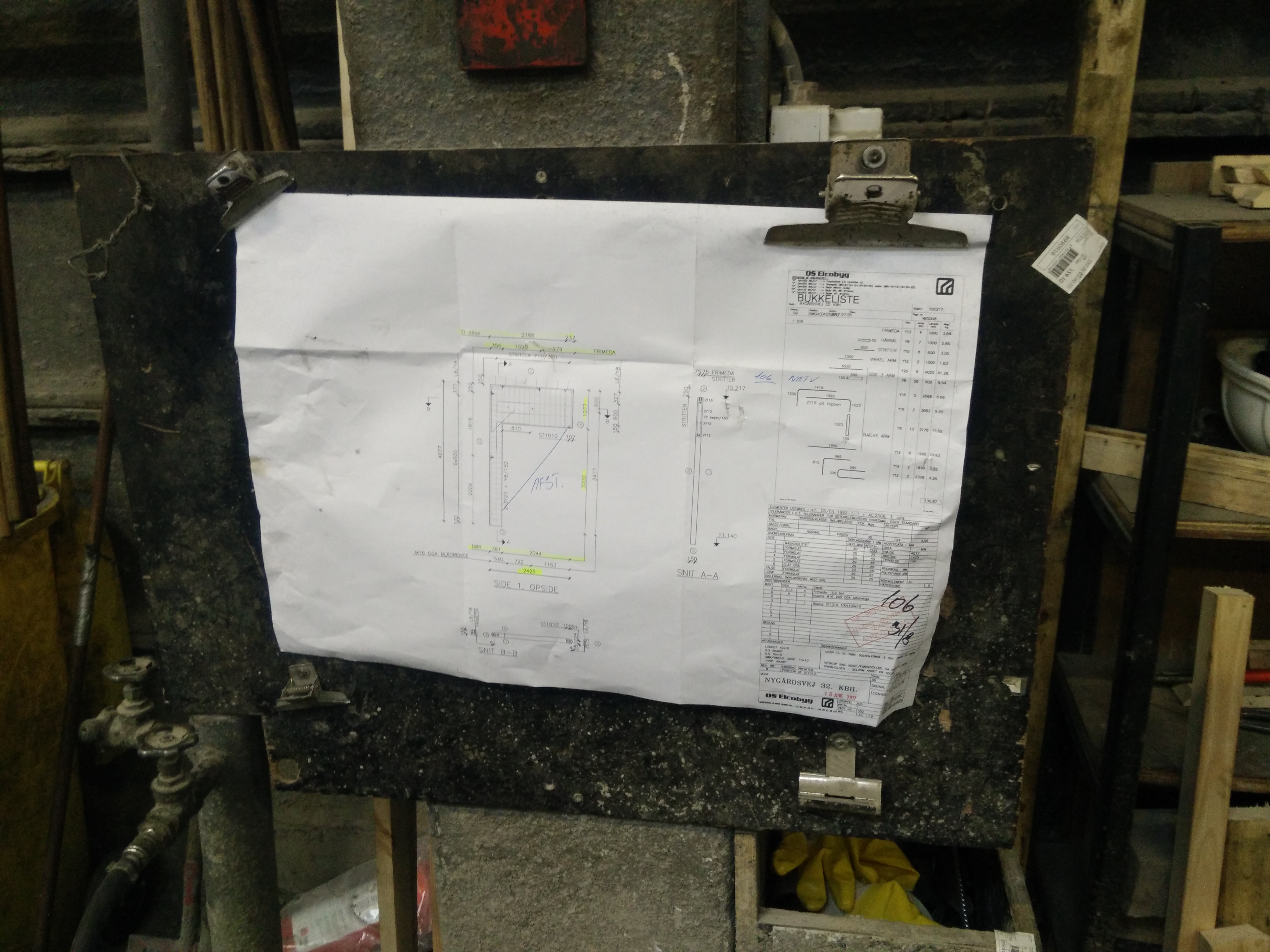 A plan for an element (that I draw).